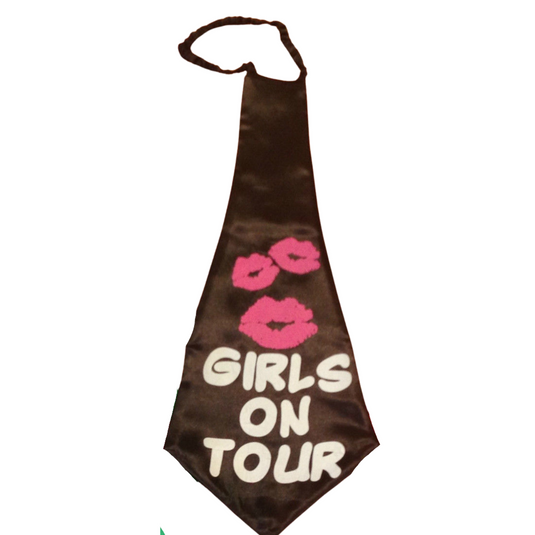 Jumbo Hen's Night Neck Tie Fun Party Costume Dress Up Girls Night  Black-0