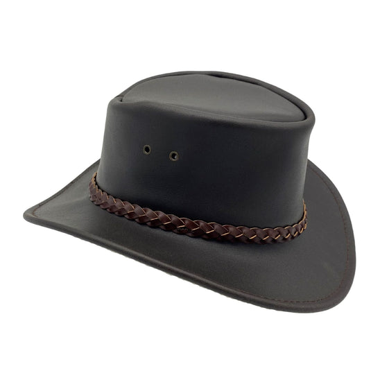 Jacaru 1301W Children's Hat – Waxed Bovine Leather | UPF 50+ | Made in Australia