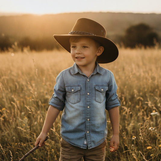 Jacaru 1301 Children's Hat – Leather | Kids | UPF 50+