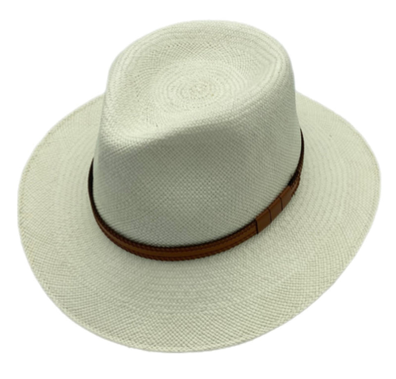 Load image into Gallery viewer, Jacaru 1804 Toquilla Panama Hat – Handwoven | Leather Band
