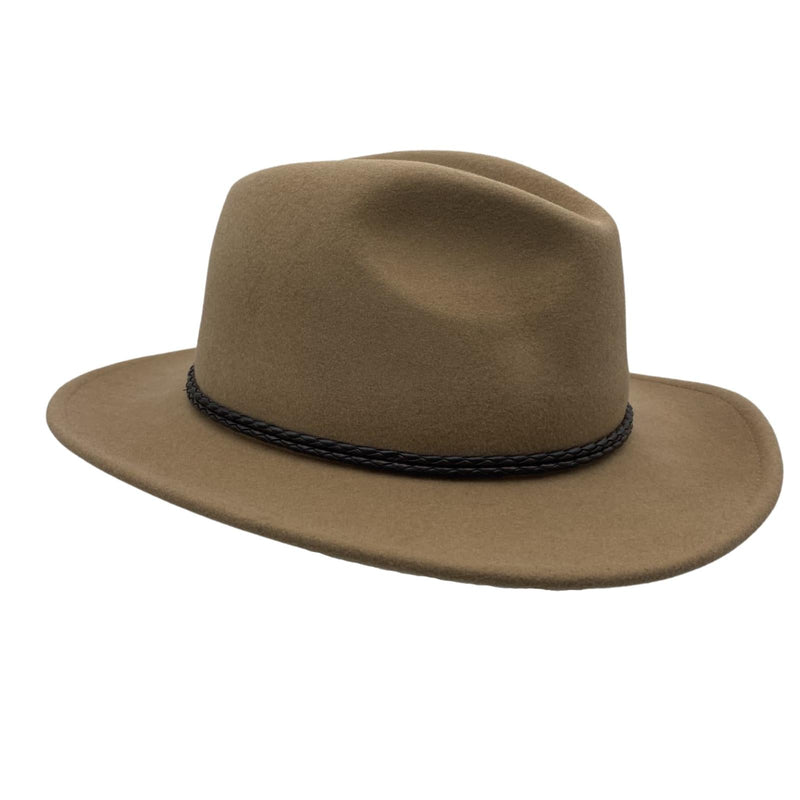 Load image into Gallery viewer, Jacaru 1847 Outback Fedora Hat – Wool Felt | Made in Australia
