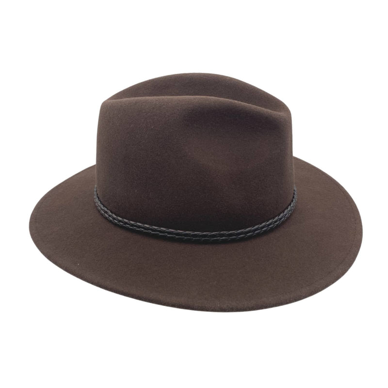 Load image into Gallery viewer, Jacaru 1847 Outback Fedora Hat – Wool Felt | Made in Australia
