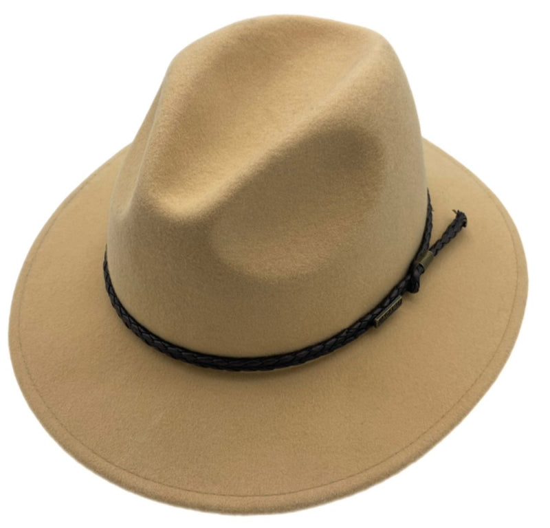 Load image into Gallery viewer, Jacaru 1847 Outback Fedora Hat – Wool Felt | Made in Australia
