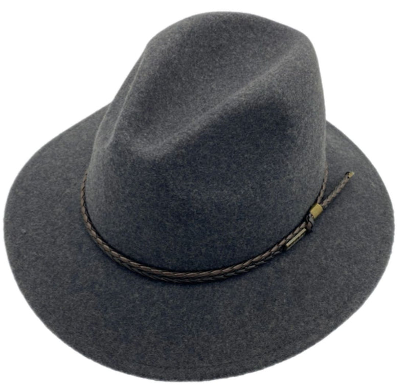 Load image into Gallery viewer, Jacaru 1847 Outback Fedora Hat – Wool Felt | Made in Australia
