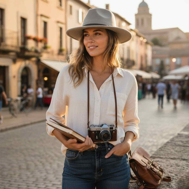 Load image into Gallery viewer, Jacaru 1847 Outback Fedora Hat – Wool Felt | Made in Australia
