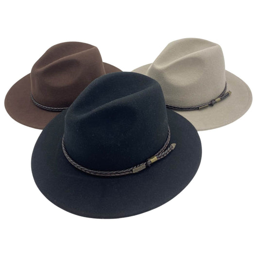 Jacaru 1847 Outback Fedora Hat – Wool Felt | Made in Australia