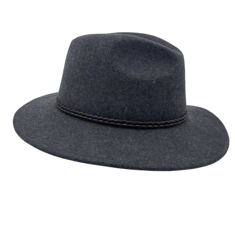 Load image into Gallery viewer, Jacaru 1847 Outback Fedora Hat – Wool Felt | Made in Australia
