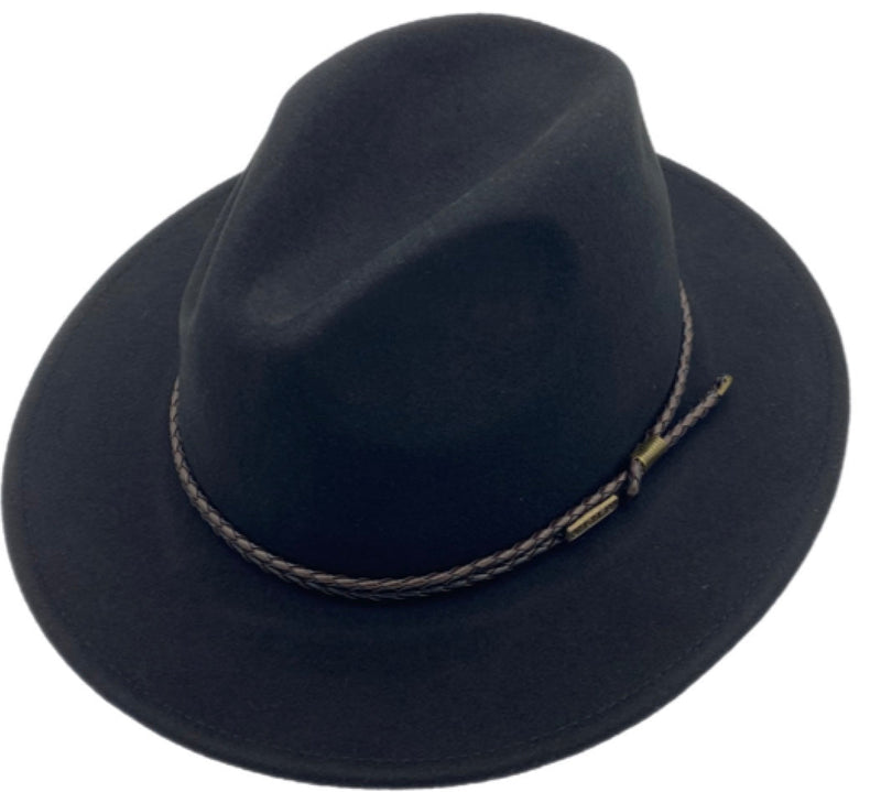 Load image into Gallery viewer, Jacaru 1847 Outback Fedora Hat – Wool Felt | Made in Australia
