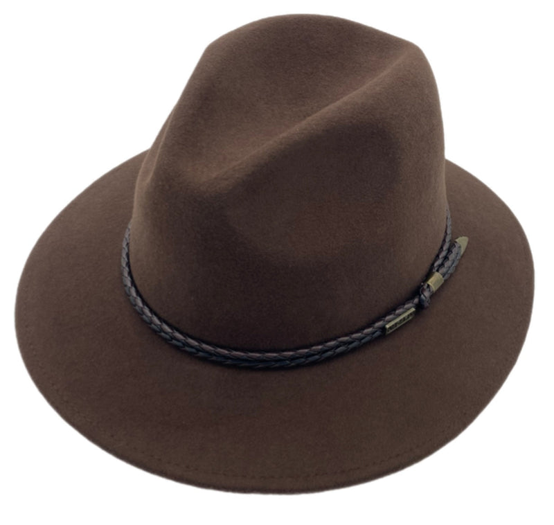 Load image into Gallery viewer, Jacaru 1847 Outback Fedora Hat – Wool Felt | Made in Australia
