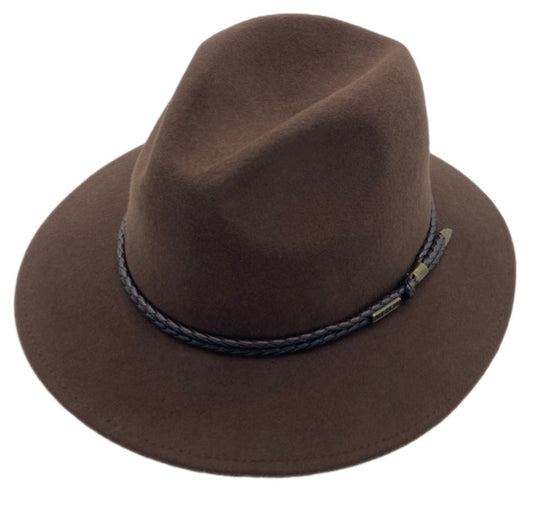 Jacaru 1847 Outback Fedora Hat – Wool Felt | Made in Australia