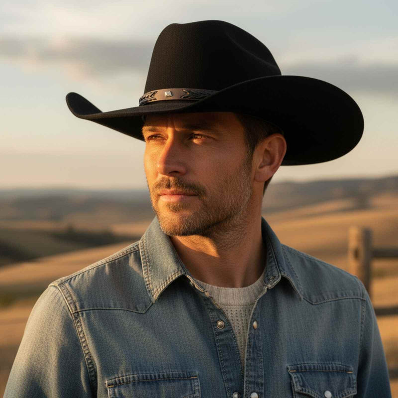 Load image into Gallery viewer, Jacaru 1857 Wool Felt Cowboy Hat – 100% Australian Wool | UPF 50+
