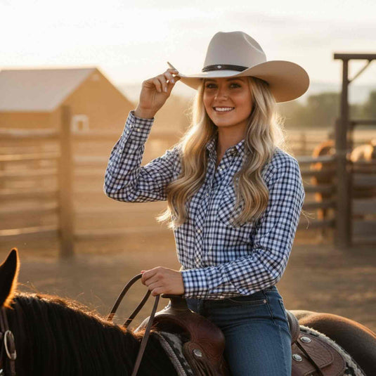 Jacaru 1857 Wool Felt Cowboy Hat – 100% Australian Wool | UPF 50+