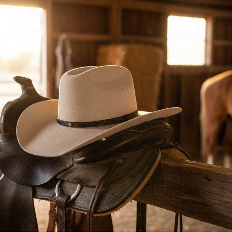 Load image into Gallery viewer, Jacaru 1857 Wool Felt Cowboy Hat – 100% Australian Wool | UPF 50+
