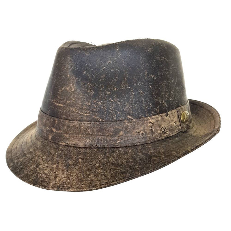 Load image into Gallery viewer, Jacaru 4801 Kangaroo Trilby Hat – Roo Leather | Made in Australia
