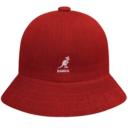 Kangol Unisex Tropic Casual Bucket Hat Summer Cool Sun Cap - Scarlet Red-1
