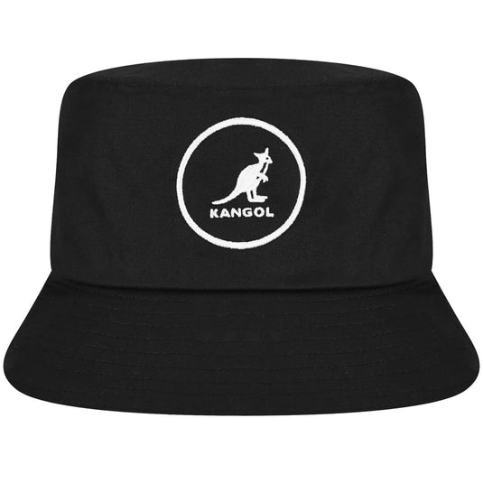 Kangol Cotton Bucket Hat - Black - S-0