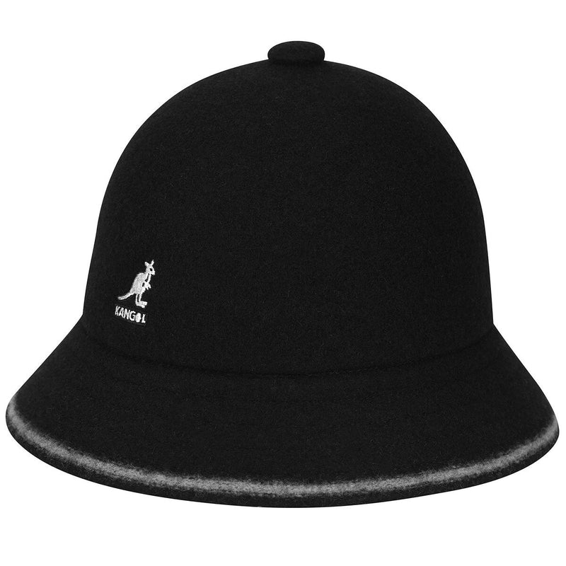 Load image into Gallery viewer, Kangol Stripe Casual Bucket Hat Wool Blend K3181ST - Black/Off White-1
