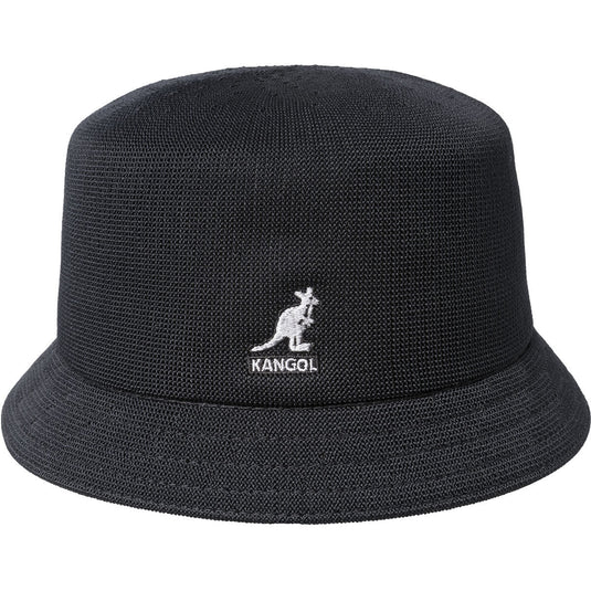 Kangol Tropic Bin Bucket Hat Summer Camping Fishing Beach Cap  - Black - XL-1