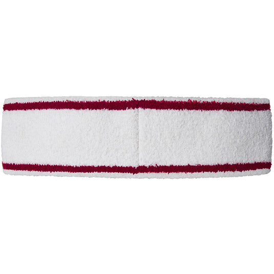 Kangol Bermuda Stripe Headband Gym Sweatband Stretch  - White - One Size-3
