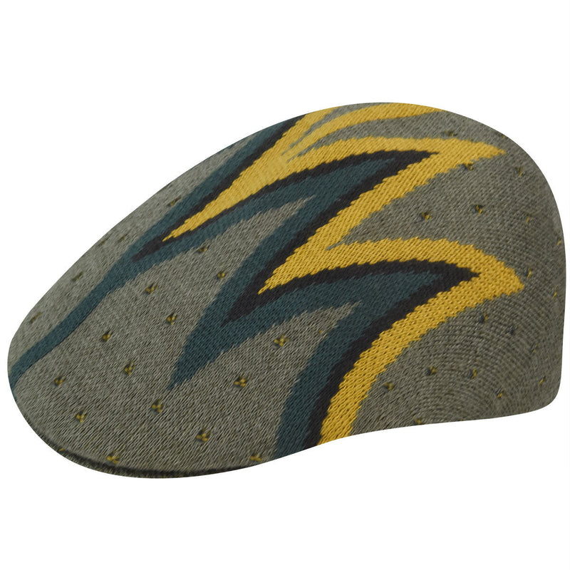 Load image into Gallery viewer, Kangol Mens Shock Wave Ivy Flat Cap Comfortable High Fashion Hat - Grey-1
