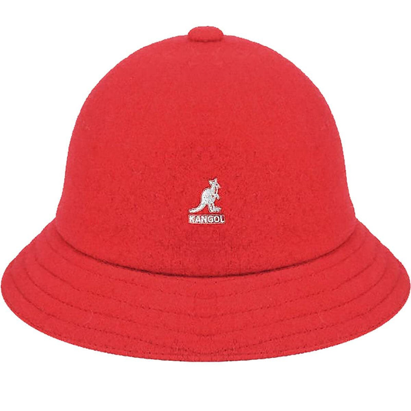Load image into Gallery viewer, Kangol Wool Casual Unisex Bucket Hat Winter Warm Fashion Cap - Red-3
