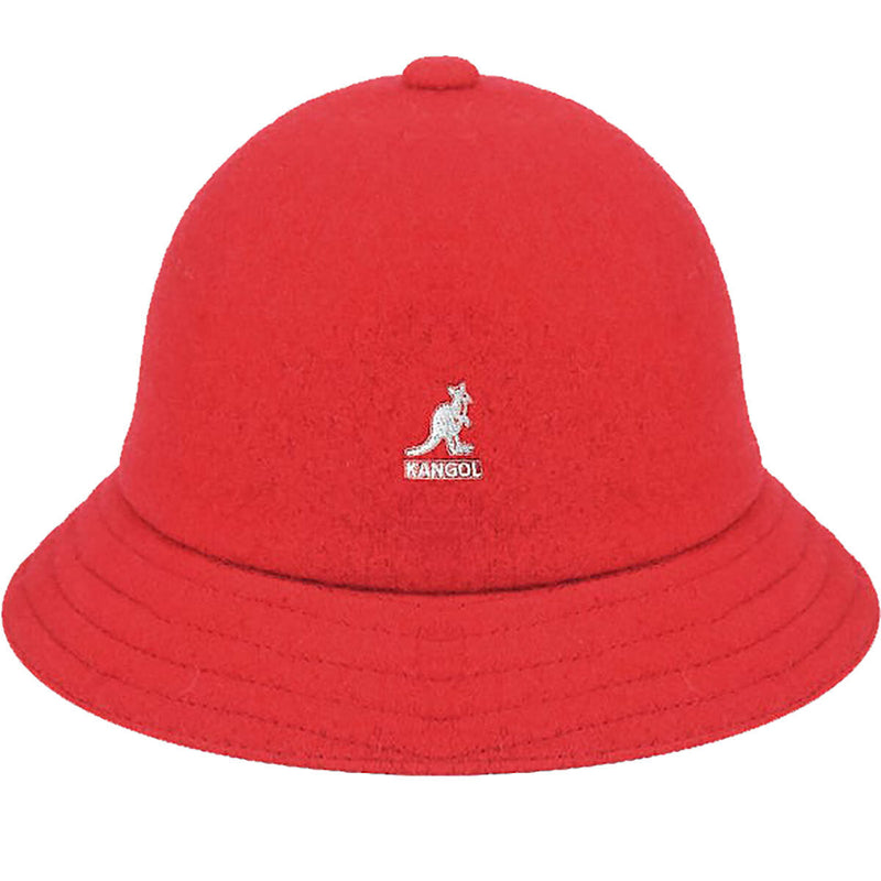 Load image into Gallery viewer, Kangol Wool Casual Unisex Bucket Hat Winter Warm Fashion Cap - Red-1
