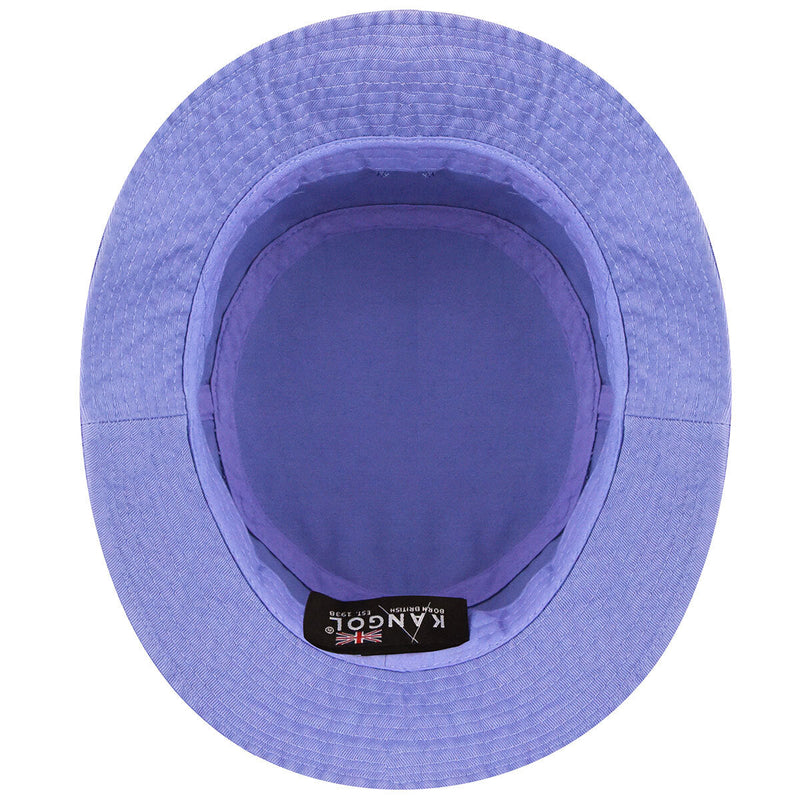 Load image into Gallery viewer, Kangol Washed Bucket Hat Summer Sun Protection Camping Cap - Iced Lilac - XL-3
