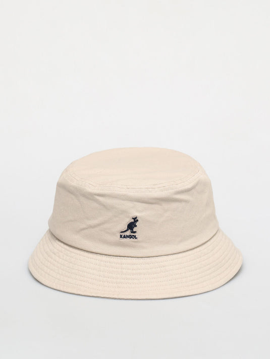Kangol Washed Bucket Hat Sun Fishing Camping Summer Beach in Beige (Khaki)-1