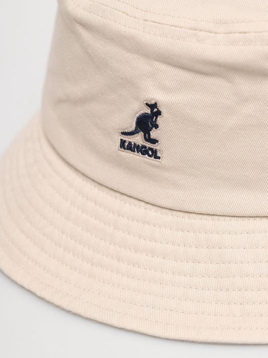 Kangol Washed Bucket Hat Sun Fishing Camping Summer Beach in Beige (Khaki)-3