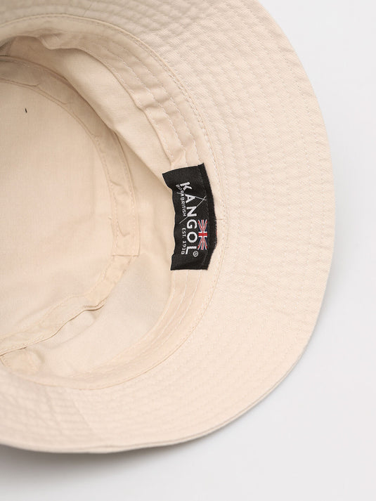 Kangol Washed Bucket Hat Sun Fishing Camping Summer Beach in Beige (Khaki)-4