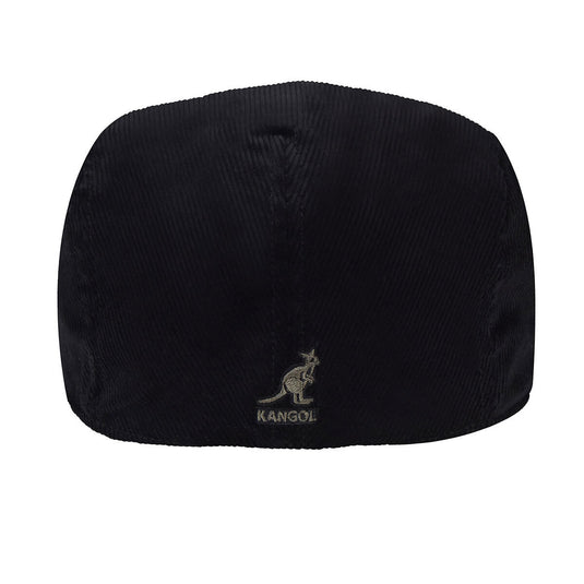 Kangol Cord Ivy Cap Hat Golf Flat Newsboy Gatsby Driving Beret - Black-4