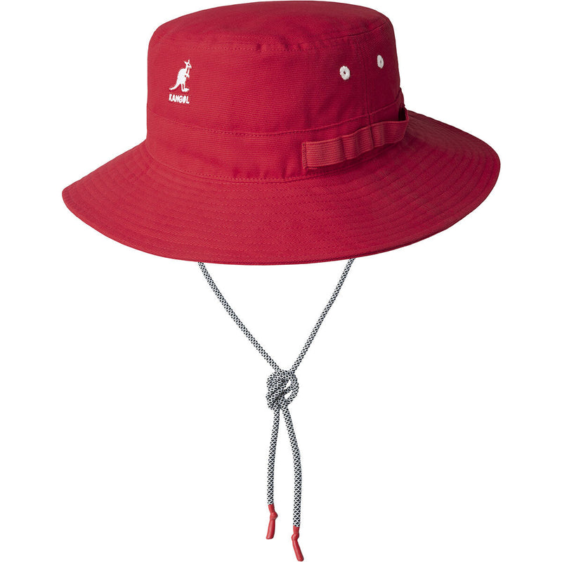 Load image into Gallery viewer, Kangol Utility Cords Jungle Hat Camping Sun Protection Fishing Cap - Red-0

