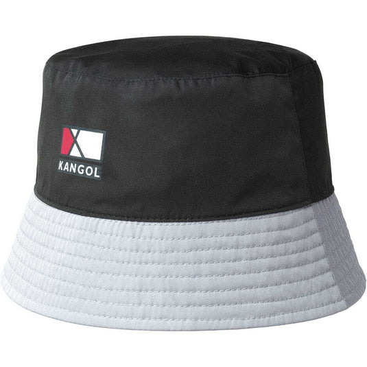 Kangol Mens Rave Reversible Sport Bucket Hat High Gloss Fashion Cap - Silver-3