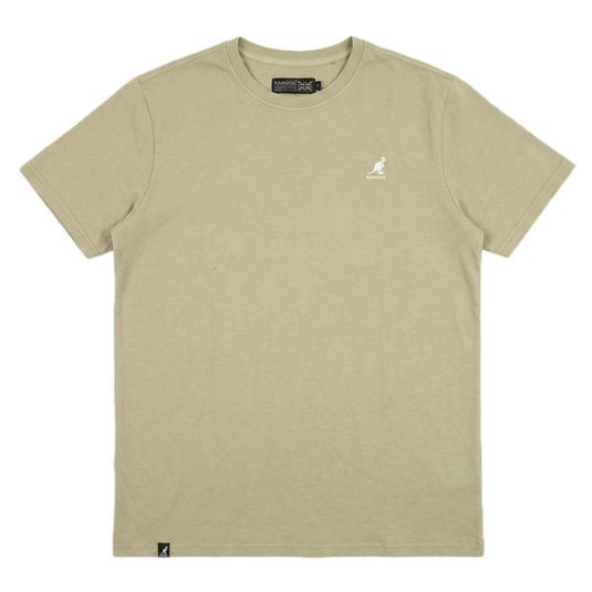 Kangol Mens 100% Cotton Pigment Dye T-Shirt Tee Top in Lemon Pepper-0