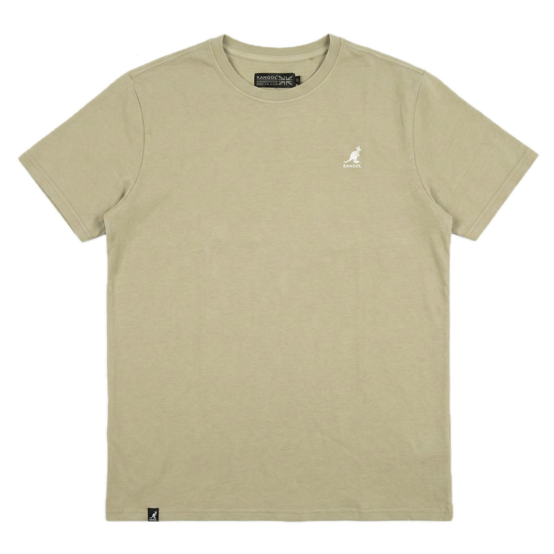 Load image into Gallery viewer, Kangol Mens 100% Cotton Pigment Dye T-Shirt Tee Top in Lemon Pepper-1
