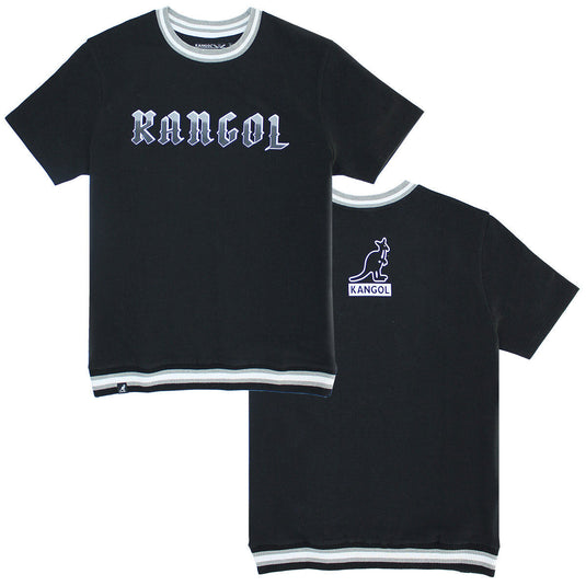 Kangol Game Day Basketball Tee T-Shirt Top - Black-1