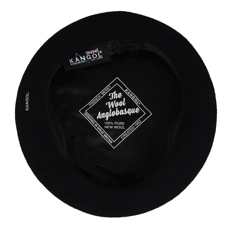 Load image into Gallery viewer, Kangol Anglobasque French Beret 100% Wool British Party Hat - Black-4
