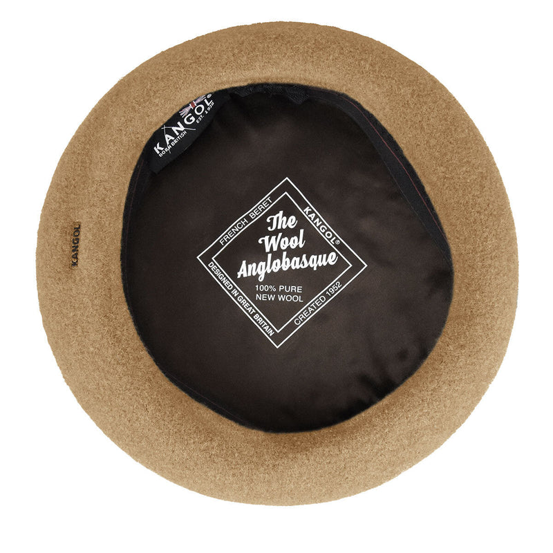 Load image into Gallery viewer, Kangol Anglobasque French Beret 100% Wool British Party Hat - Camel-3
