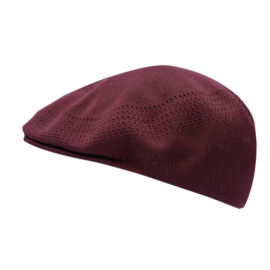 KANGOL Tropic Ventair 504 Ivy Cap 0290BC Summer Flat Driving Hat - Oxblood - S-0