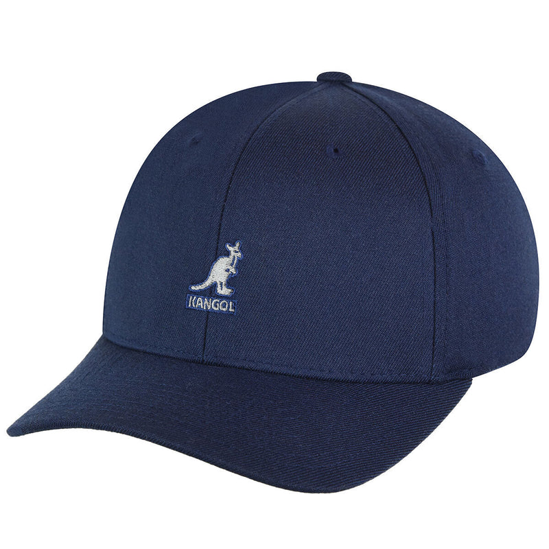 Load image into Gallery viewer, KANGOL Wool Flexfit Baseball Cap Hat - Dark Blue (Navy)-0

