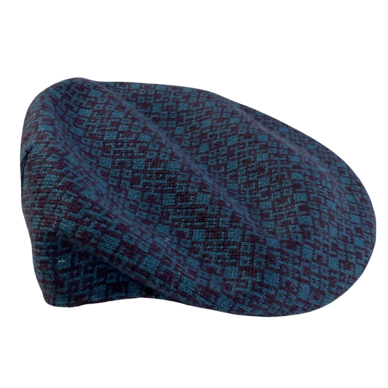Load image into Gallery viewer, Kangol Childrens Boy Kangol Escher Check 504 Hat - Mulberry-0
