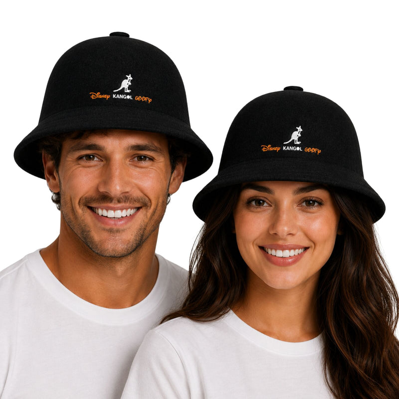 Load image into Gallery viewer, Kangol x Disney Bucket Hat 75th Anniversary Wool Blend Winter Cap - Black-1
