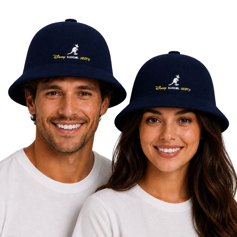 Load image into Gallery viewer, Kangol x Disney Bucket Hat 75th Anniversary Wool Blend Winter Cap - Dark Blue-1
