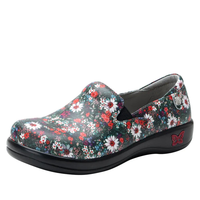 Alegria Keli Nursing Shoes Slip On Womens Work Hospitality in Sugar N Red Spice-0