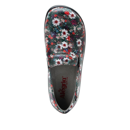 Alegria Keli Nursing Shoes Slip On Womens Work Hospitality in Sugar N Red Spice-4