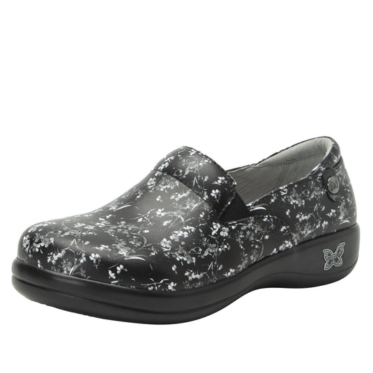 Alegria Womens Keli Professional Leather Shoes Nursing - Grey Gardens-0