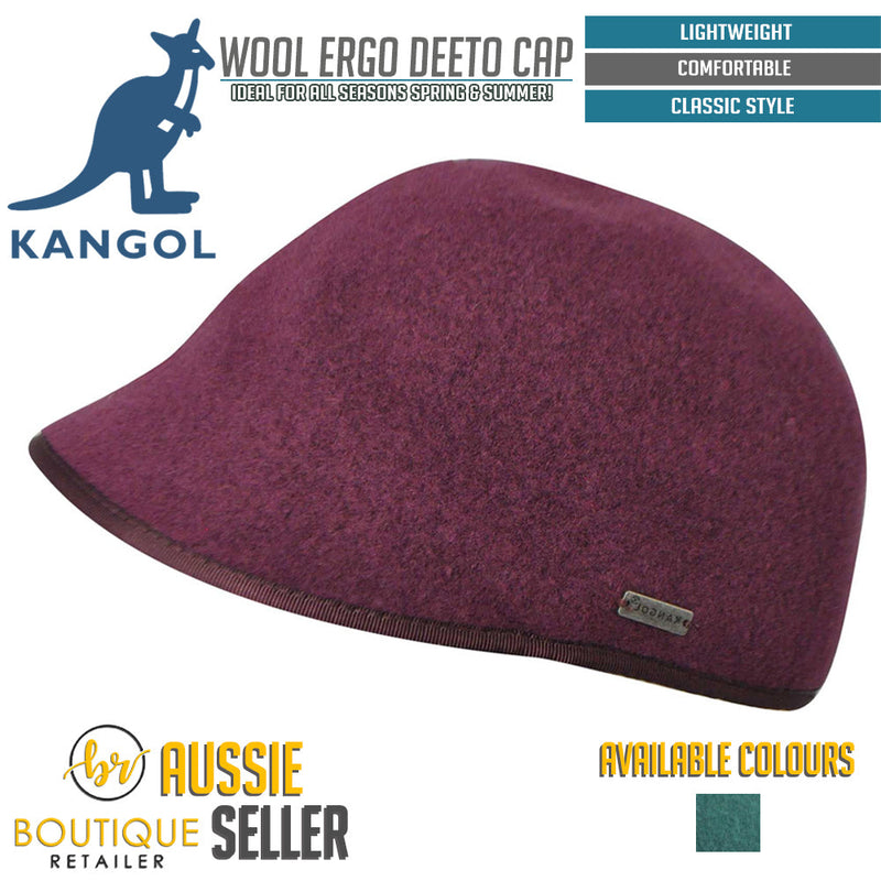 Load image into Gallery viewer, KANGOL Wool Ergo Deeto Hat Cap One Size Pull On Style Winter Warmer 6963BC-1
