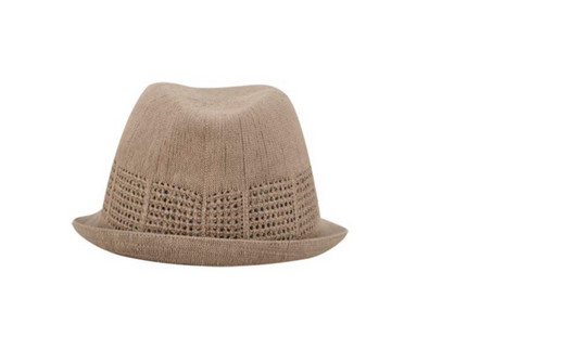 KANGOL Lace Panel Duke Hat K0593FA Trilby Fedora Stingy Brim - Mousse - M-4