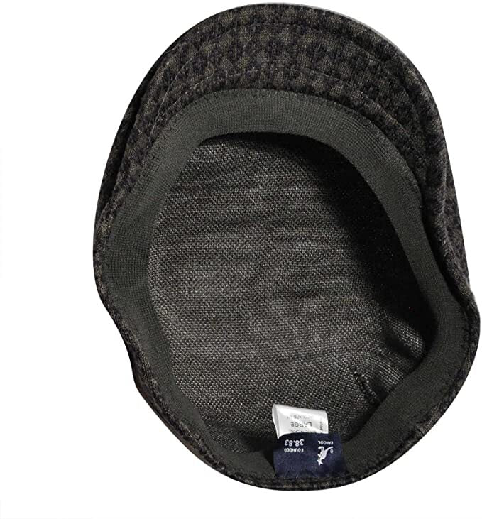 Load image into Gallery viewer, KANGOL Jacquard 507 Ivy Cap Driving Wool Blend Hat - Tic Tac Jac Dark Flannel-3
