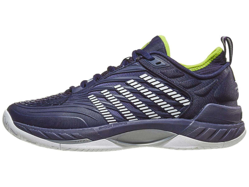 Load image into Gallery viewer, K-Swiss Hypercourt Supreme 2 Herringbone Clay Mens Tennis Shoes (Peacoat/White/Lime)-4
